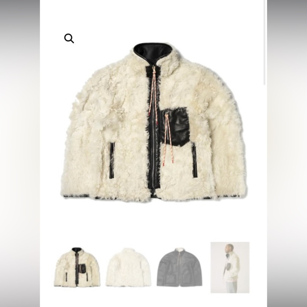 Aries sheepskin reversible jacket